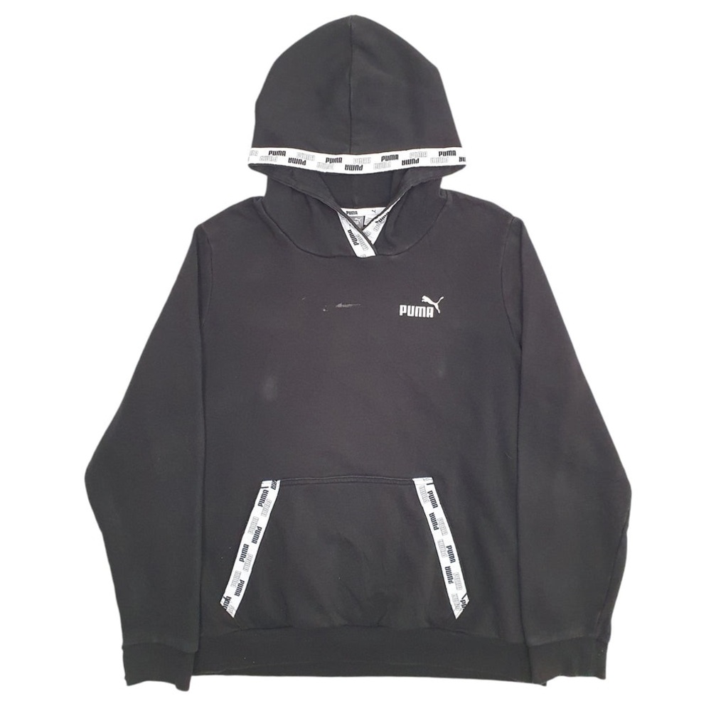 Puma Hoodie Cotton Blend Sweatshirt Kangaroo Pocket Jumper Juniors XL